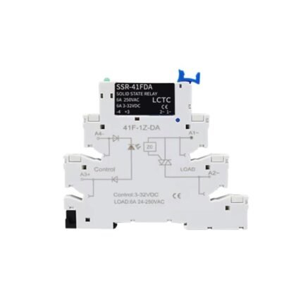 Ρελέ ράγας με βάση Slim SSR DC - AC 6A
