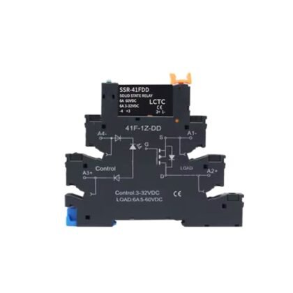 Ρελέ ράγας με βάση Slim SSR DC - DC 6A